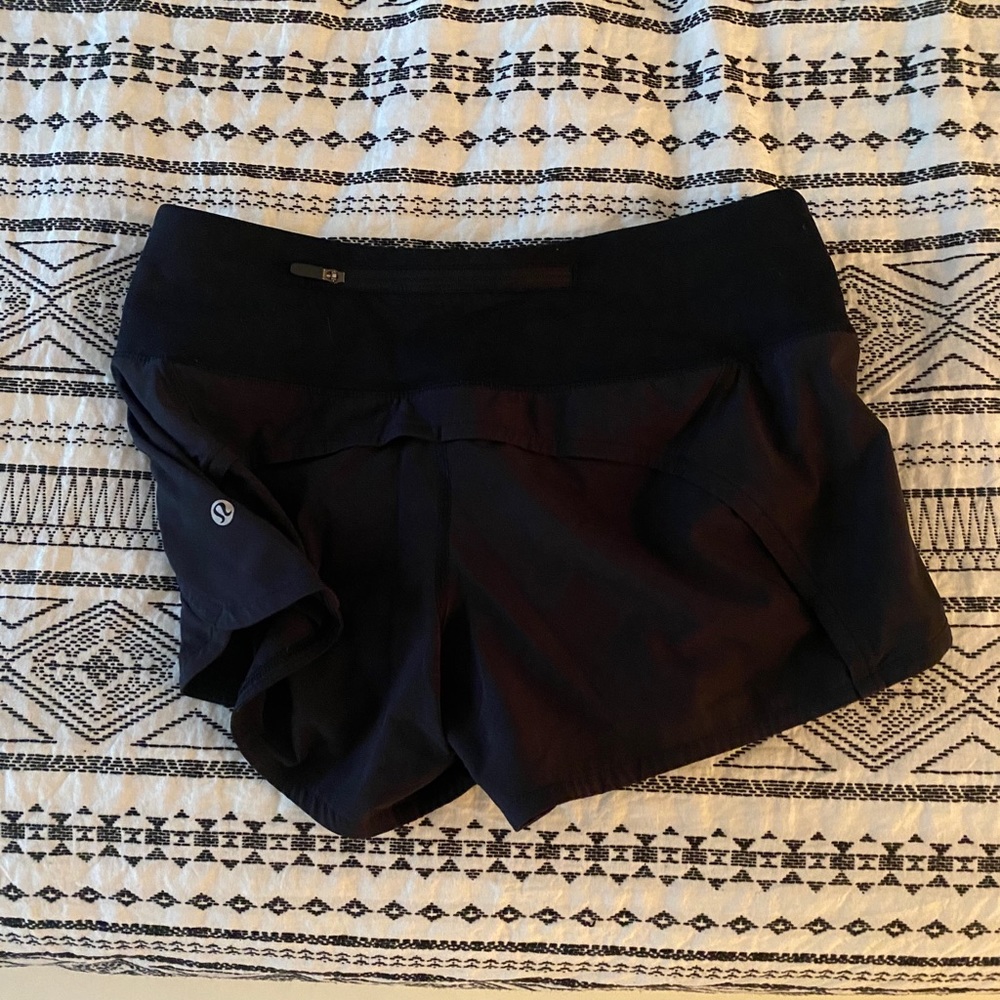 Black Lululemon Athletic Shorts